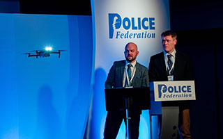 South Yorkshire Police demonstrate drone