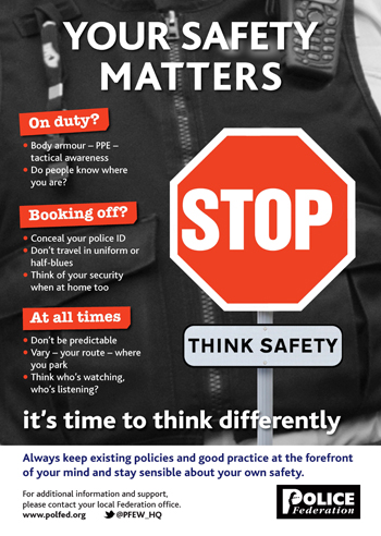 Police officer safety poster