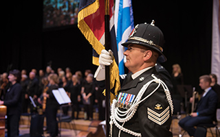 Standard Bearer at the 2019 event in Glasgow