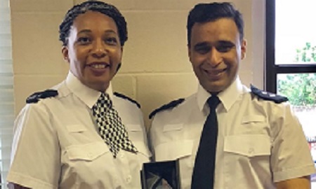 Chief Inspector Mo Aziz and PC Ruth Honegan