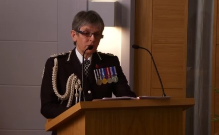 Dame Cressida Dick led the tributes at Sergeant Ratana's funeral