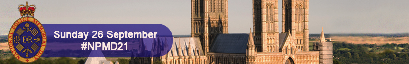 national police memorial day 2021 header image depicting lincoln cathedral