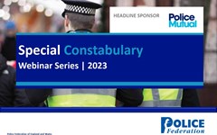 Special Constabulary Webinar Series | March - July 2023