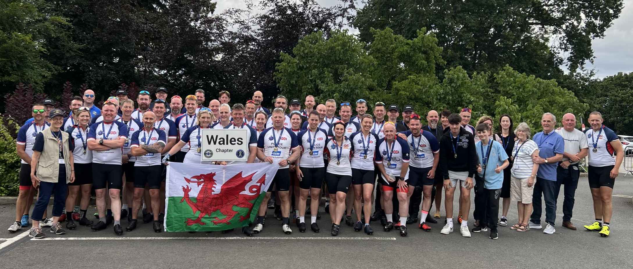 The Welsh chapter of the Police Unity Tour.